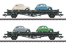 076-M46408 - H0 - Autotransportwagen-Set